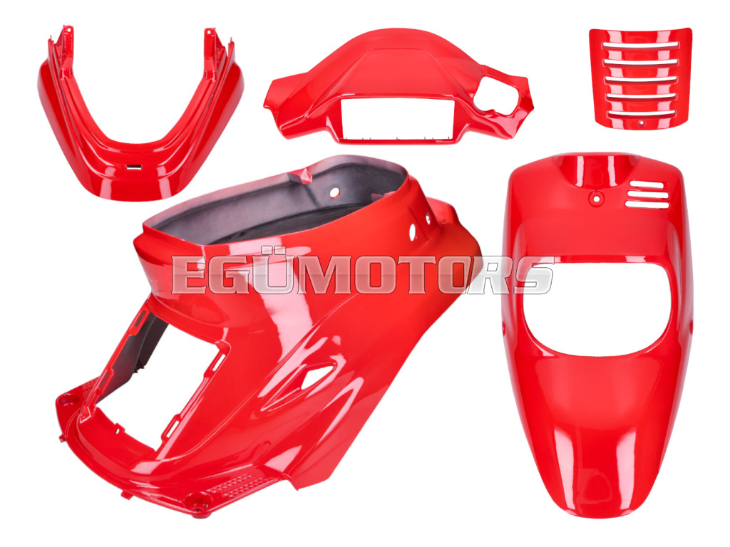 Fairing Kit Red Part For Mbk Booster Yamaha Bws