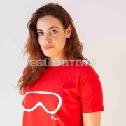 Ariete WABI póló, piros/fehér - XXL