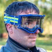 Ariete 8K enduro szemüveg, dupla átlátszó lencsével, kék