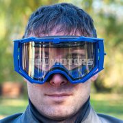 Ariete 8K enduro szemüveg, dupla átlátszó lencsével, kék
