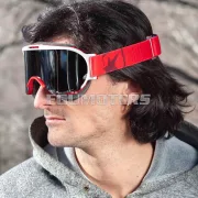 Ariete Wabi szemüveg, tükröződő ezüst lencse - piros/piros