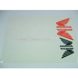 Honda matrica szett fehér, B4