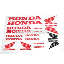Honda matrica szett piros, B4