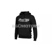 Stage6 kapucnis pulóver cipzár nélkül, fekete - L