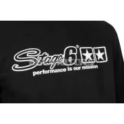 Stage6 kapucnis pulóver cipzár nélkül, fekete - M