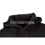 Stage6 kapucnis pulóver cipzár nélkül, fekete - XXL