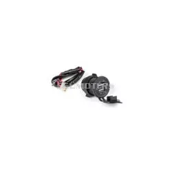 USB socket, 2 ports, 12V