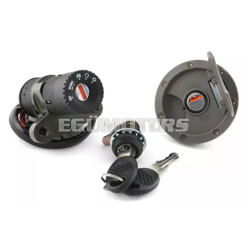 Motoforce zár + kulcs szett, RS1 Evolution AM6