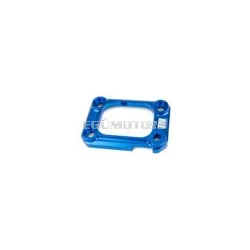   Retaining Plate intake manifold Motoforce Racing AM6 / Derbi blue
