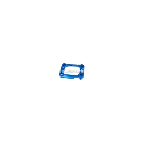 Retaining Plate intake manifold Motoforce Racing AM6 / Derbi blue