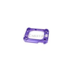   Retaining Plate intake manifold Motoforce Racing AM6 / Derbi purple