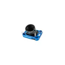 Intake manifold with plate Motoforce Racing AM6 / Derbi Blue