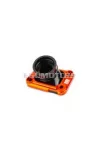 Intake manifold with plate Motoforce Racing AM6 / Derbi Orange