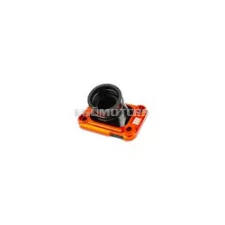   Intake manifold with plate Motoforce Racing AM6 / Derbi Orange
