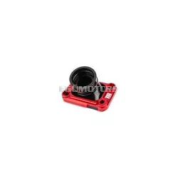 Intake manifold with plate Motoforce Racing AM6 / Derbi Red