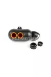 Karting Airbox d.35mm black / orange
