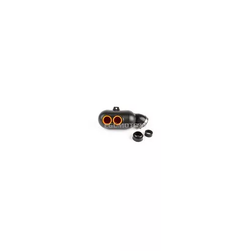 Karting Airbox d.35mm black / orange