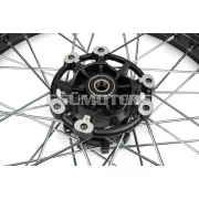 Motoforce első felni, Rieju MRT, fekete, 2.50x17"