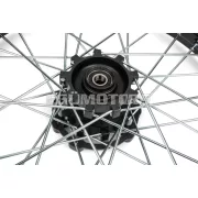 Motoforce első felni, Rieju MRT, fekete, 2.50x17"