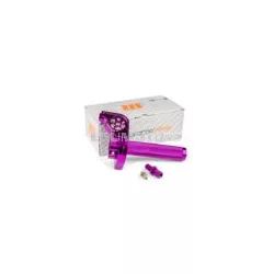 Quick Action Throttle CNC Aluminium MotoForce Racing Purple