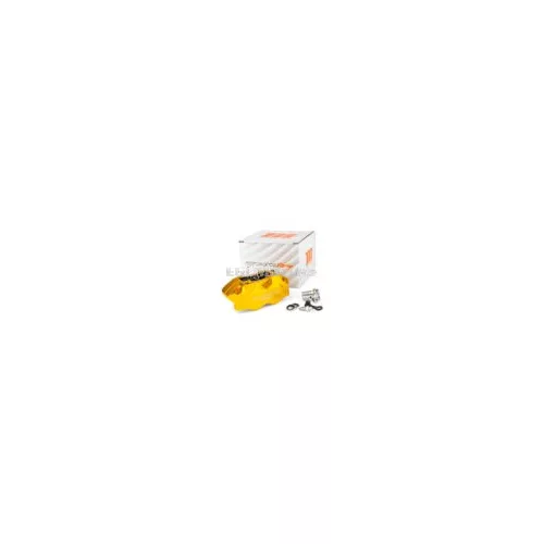 Brake Caliper 4-piston MotoForce Racing gold
