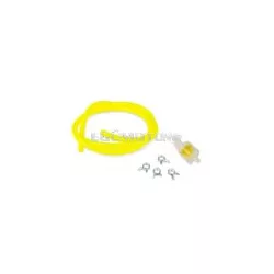 Kit Fuel Hose + Filter d.5mm neon yellow