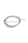 Throttle Cable Housing 5mm Lazer chrome - 1 meter