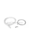 Throttle Cable Kit universal 1.2mm x 2 meters Motoforce Racing white