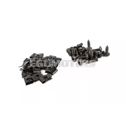 Fairing Clips + Screws M5x15mm (x20) black