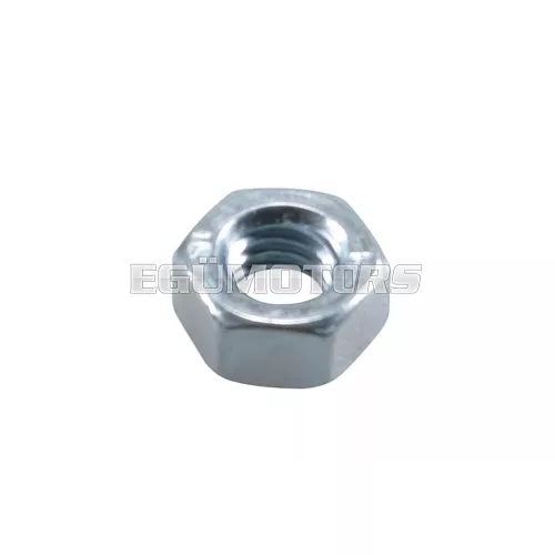 Nut M6x1, coarse thread DIN 934, width A/F 10, steel