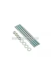 Cylinder Stud Bolts x4 Minarelli vertical / Piaggio / Peugeot