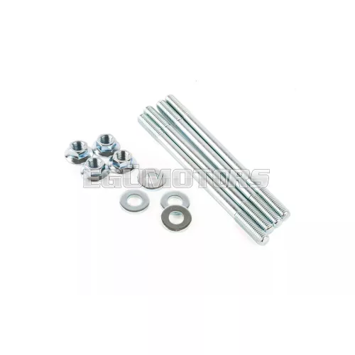 Cylinder Stud Bolts x4 M7x110mm AM6 / Derbi