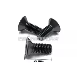 Screws f. brake disc x3 countersunk head M8 x 20mm black