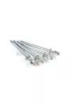 Cylinder Stud Bolts x4 M7x112mm AM6 / Peugeot 103