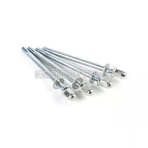 Cylinder Stud Bolts x4 M7x112mm AM6 / Peugeot 103
