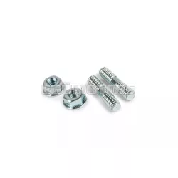 Exhaust Stud Bolt Set incl. nuts - M6x26mm