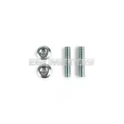Exhaust Stud Bolt Set incl. nuts - M6x26mm