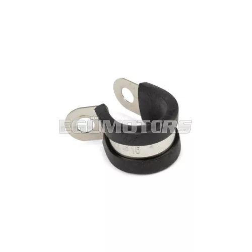Mounting Clamp with rubber 16 mm