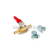 Auxiliary Fuel Tank with tap, hose and clamps