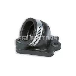   NBR Tilted intake manifold Ø 26-30 L.31,5 for Piaggio - Gilera 2T 50 cc engines