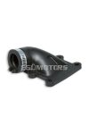 NBR tilted intake manifold Ø 20,5-23 L.19 for  Yamaha - MBK - Minarelli vertical engines 2T 50 cc
