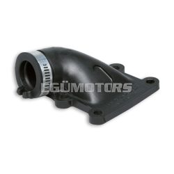   NBR tilted intake manifold Ø 20,5-23 L.19 for  Yamaha - MBK - Minarelli vertical engines 2T 50 cc