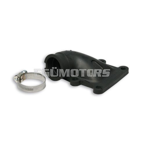 NBR tilted intake manifold Ø 21-27 length 19 for Yamaha - MBK - Minarelli horizontal 2T 50 cc engines