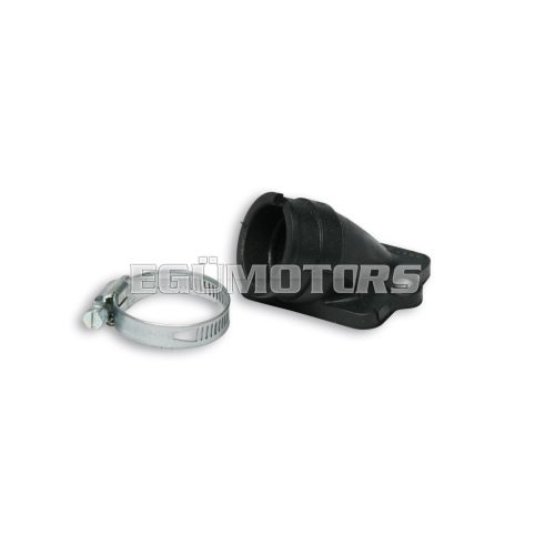 NBR tilted intake manifold Ø 22-28 length 26 for Piaggio - Gilera 2T 50 cc engines