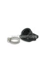 FKM tilted intake manifold Ø 21-24,5 length 26,5 for Piaggio - Gilera 2T 50 cc engines