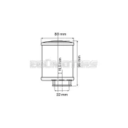 Malossi RED FILTER E14 32 straight PHBG 19 - PHBD 14