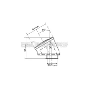 Malossi RED FILTER E13 60 inclined 25 PHBG 15-21-PHBL 20-26 threaded