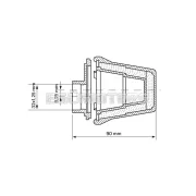 Malossi RED FILTER E5 32x1,25 PHBG 15-21 threaded BLACK