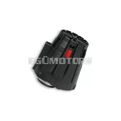 Malossi RED FILTER E5 43 PHBL 25 with BLACK CAP