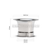 Malossi AIR HORN 40 inner - 42 external - 42 height mm WITHOUT NET